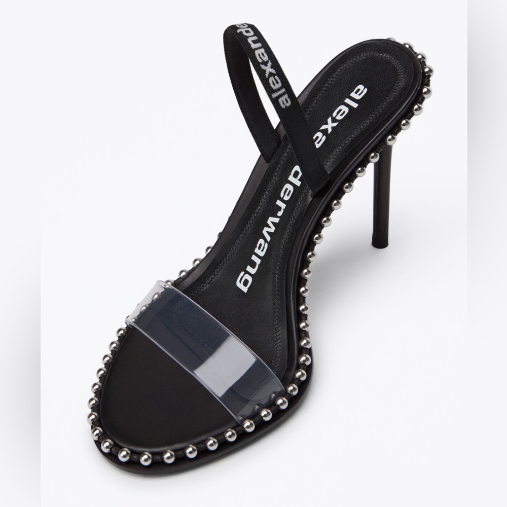 Alexander Wang Logo slingback sandals (Brand New)